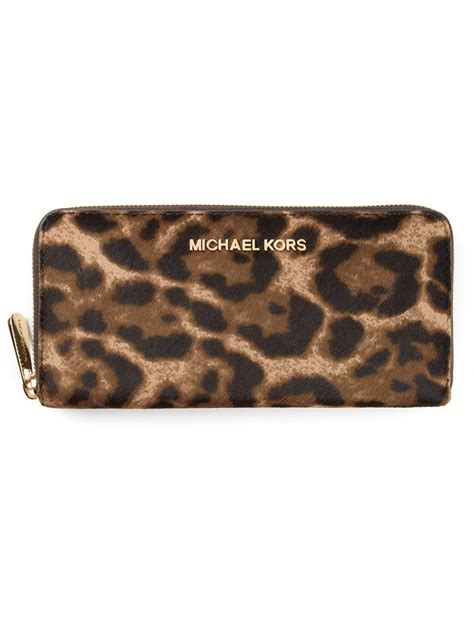 michael kors leopard phone wallet|Michael Kors Wallet real.